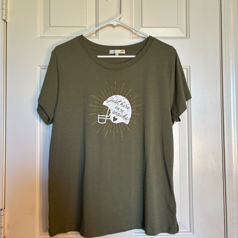 C&C California Olive Green Short Sleeve Tee